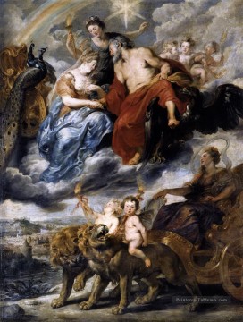 la rencontre du roi et de Marie de Médicis à Lyon le 9 novembre 1600 1625 Peter Paul Rubens Peinture à l'huile